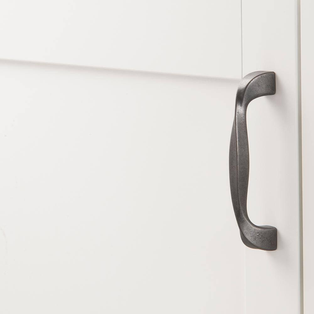 Twist Kitchen Cabinet Handles, Solid Core Drawer Pulls for Cabinet Doors, 3-3/4" (96mm)