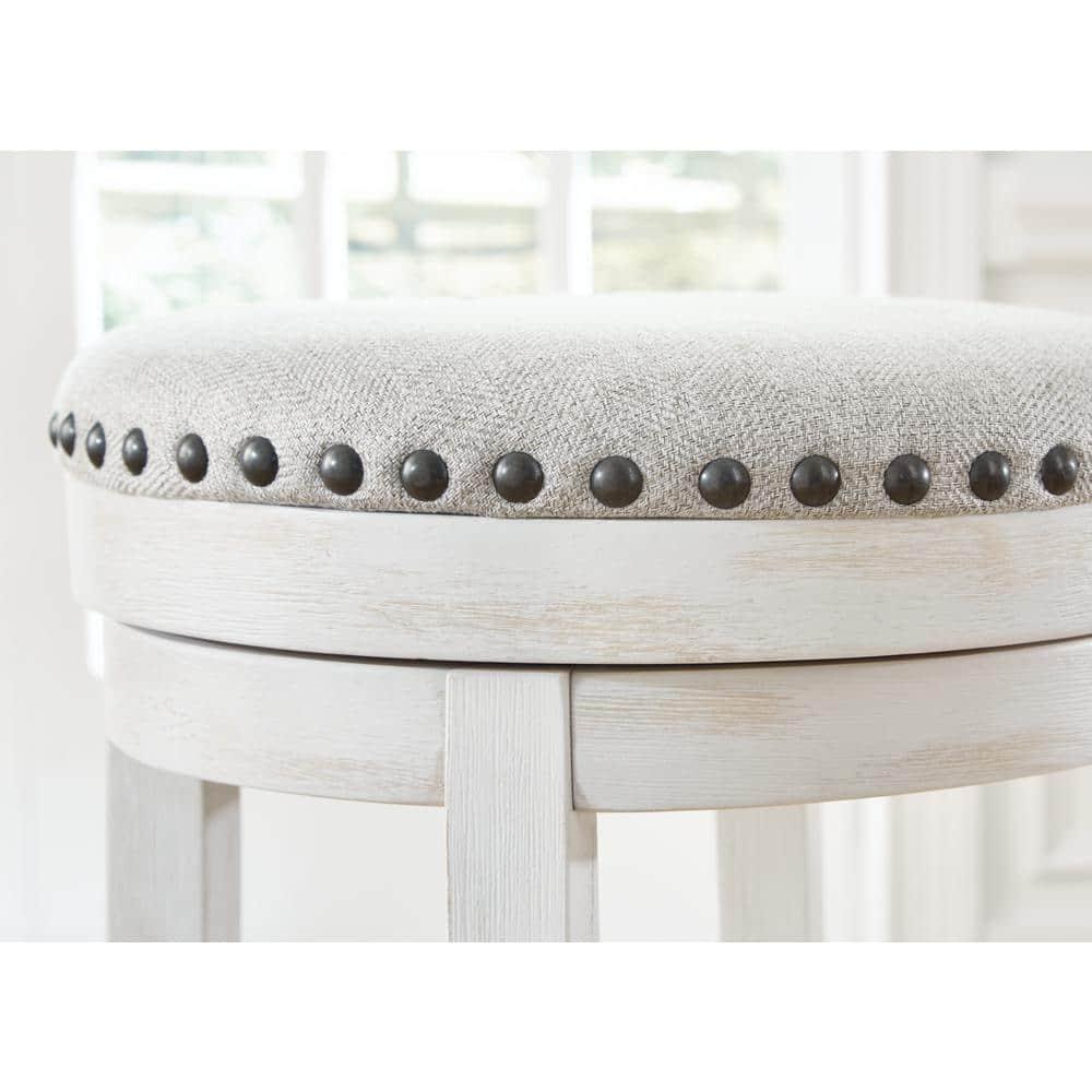 Daiah Swivel Upholstered Counter Stool