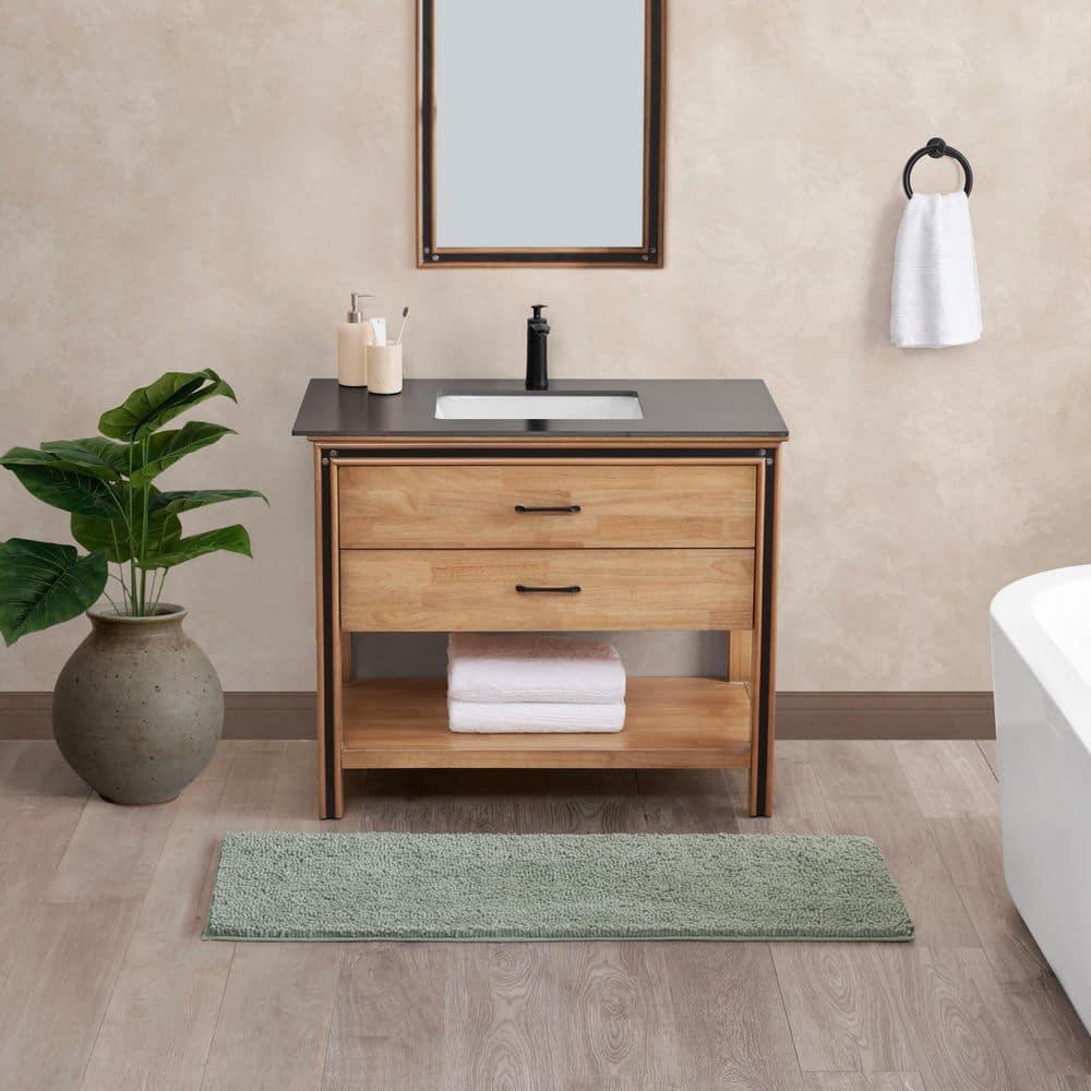 Resort Collection Chenille Plush Loop Bath Mats