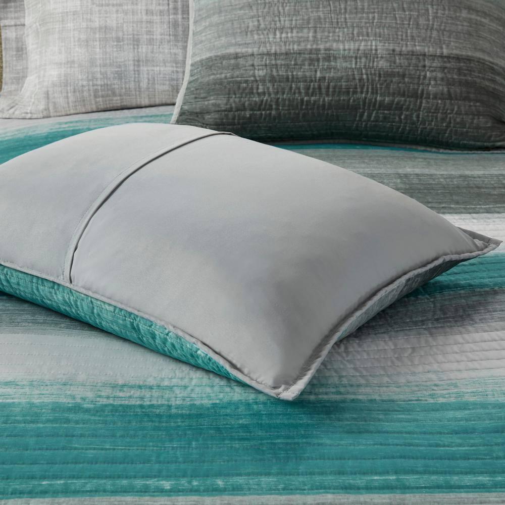 Madison Park Essentials Saben Microfiber Quilt Set with Cotton Bed Sheets