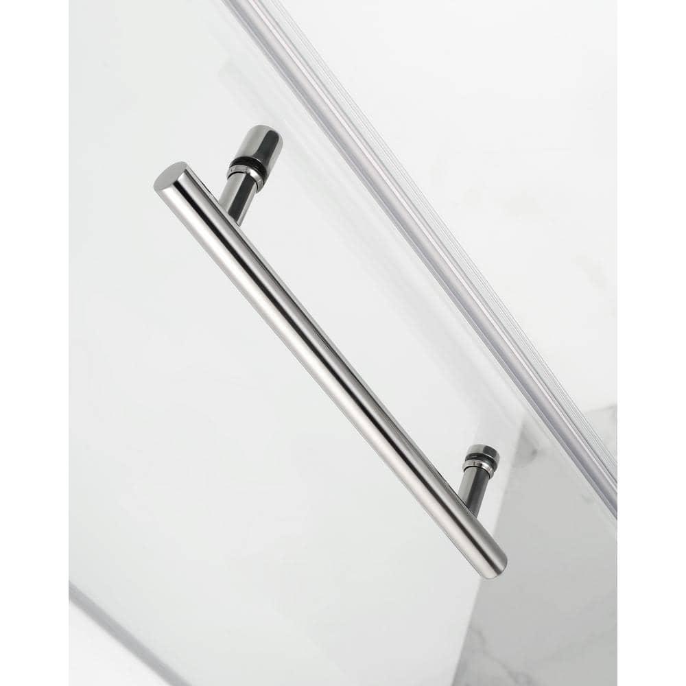 Belmore 36 x 72 Hinged Frameless Shower Door