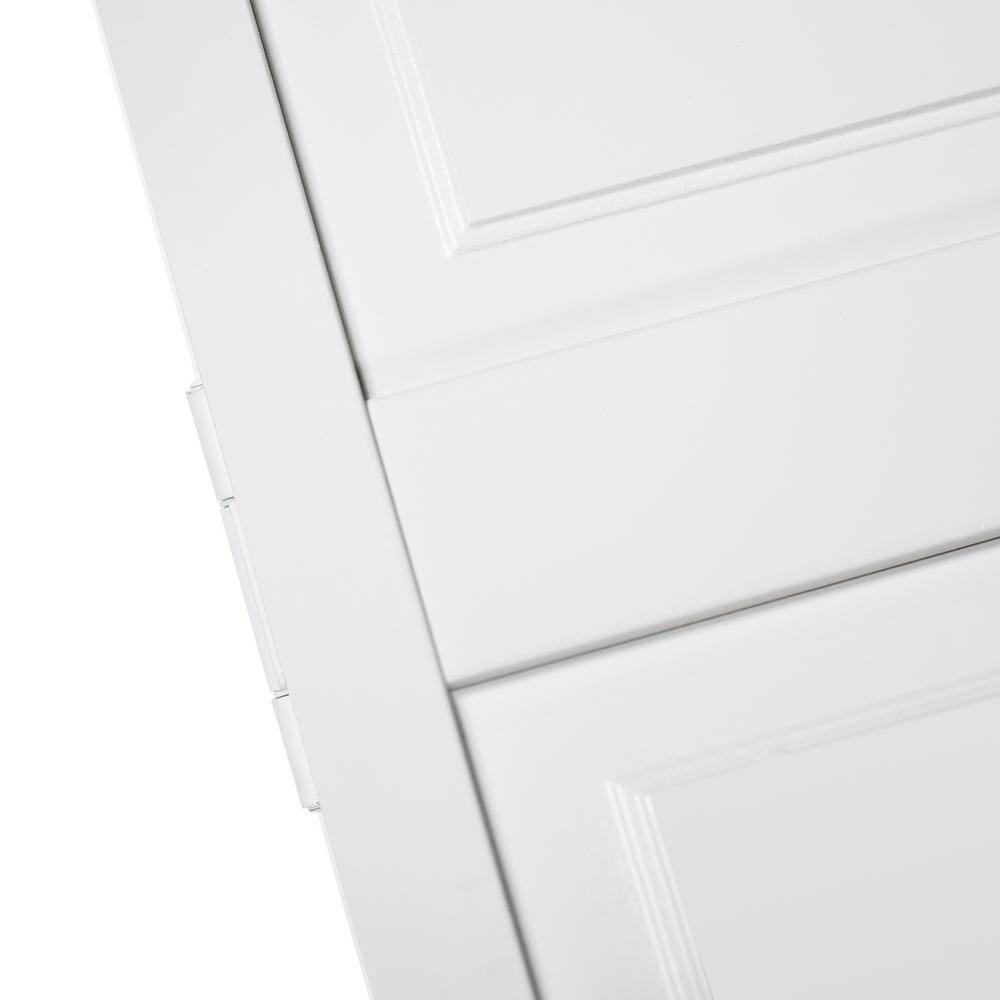Traditional White Primed Pine Wood 4-Panel Bi-Fold Door