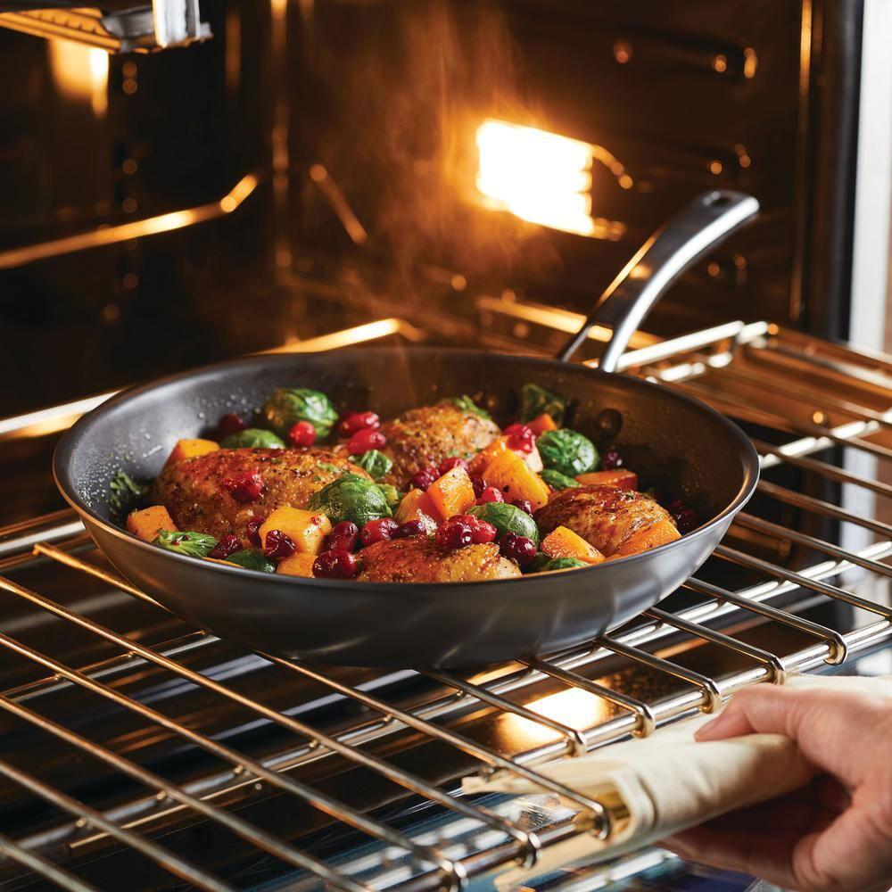 Rachael Ray Cook + Create Hard Anodized Nonstick Frying Pan, 10-Inch