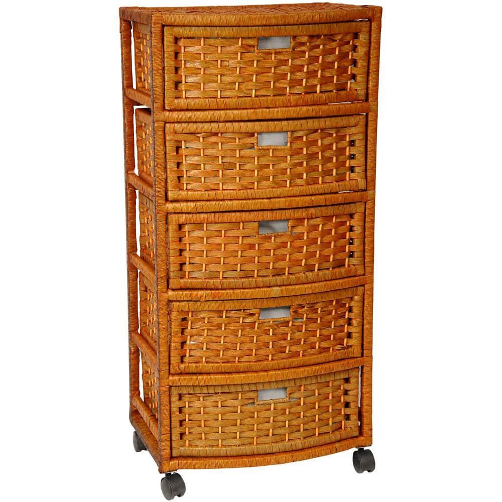 Bay Isle Home™ Reyna 5 Drawer Storage Drawer