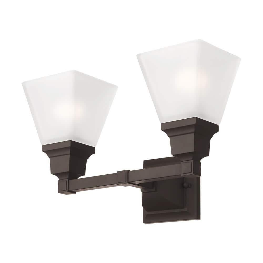 Livex Lighting Mission 2 - Light Vanity in  Polished Chrome