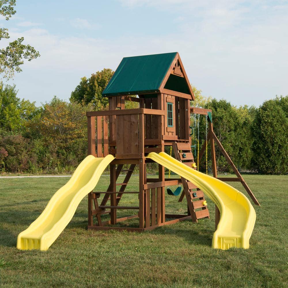 Swing-n-Slide Castlebrook Wooden Play Swing Set