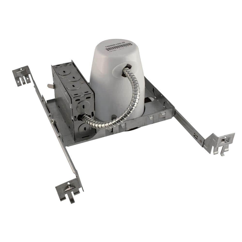 NICOR Lighting 19000A-LED-ID 4 in. LED Housing for New Construction Applications & IC-Rated - Natural