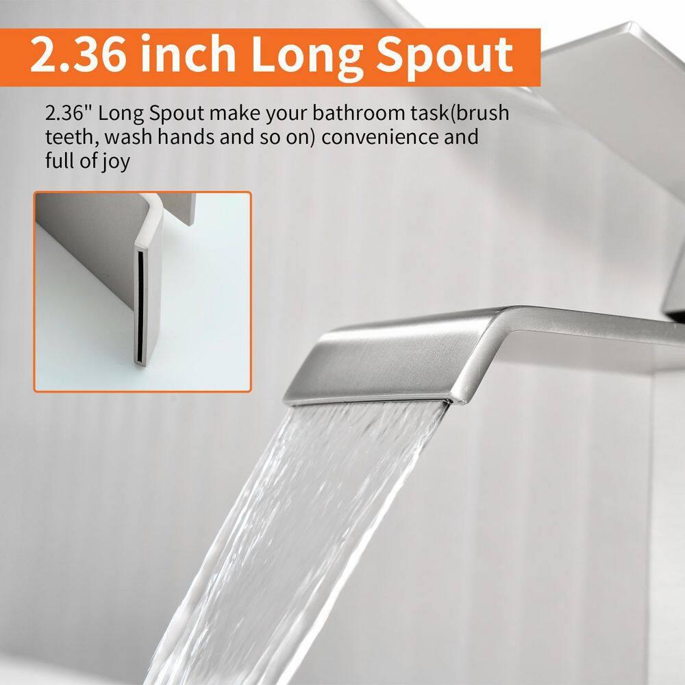 1 Single-handle Bathroom Faucet with Drain Assembly
