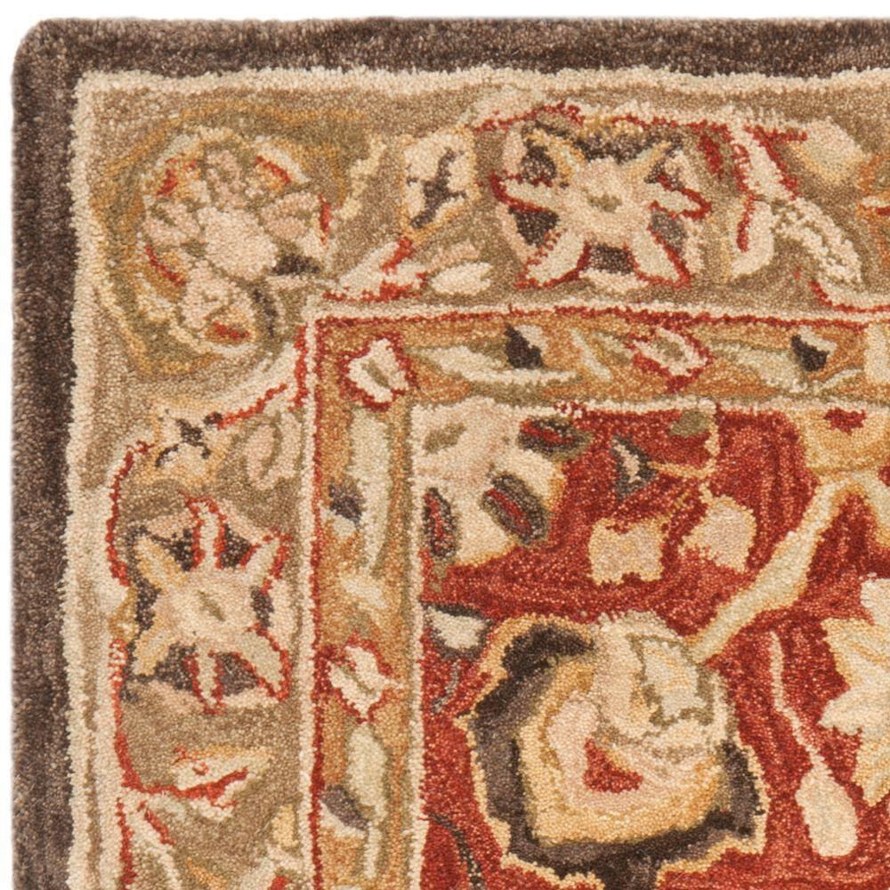 Anatolia AN512 Hand Tufted Indoor Accent Rug - Rust/Green - 3'x5' - Safavieh