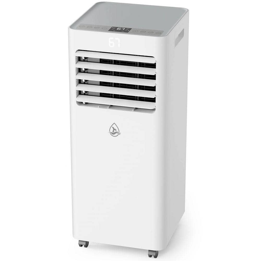 LUBAIR 8,000 BTU Portable Air Conditioner with Remote Control, Coverage Area 250 Sq.ft