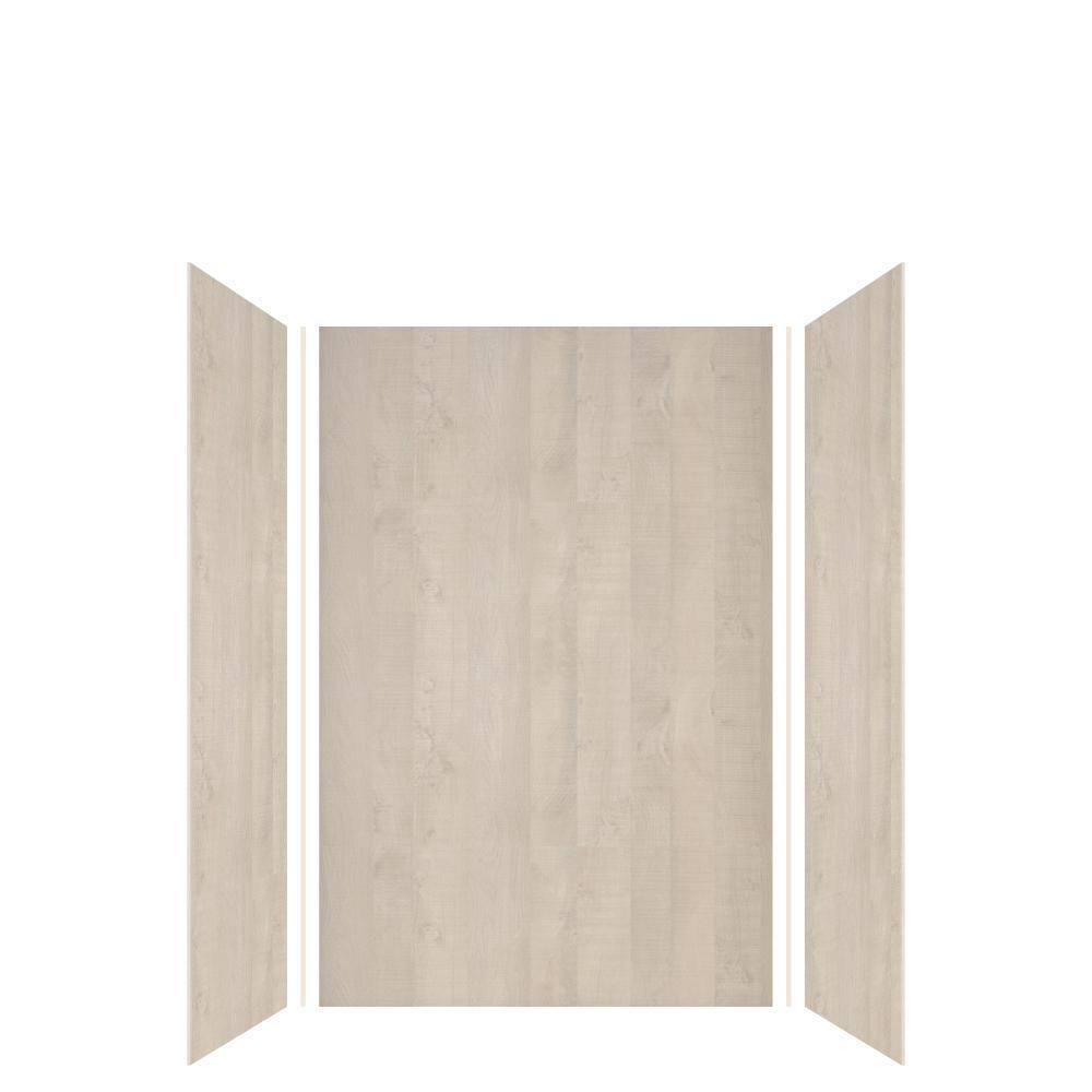 Expressions 48'' W 36'' D 72'' H Glue Up Solid Surface Wall