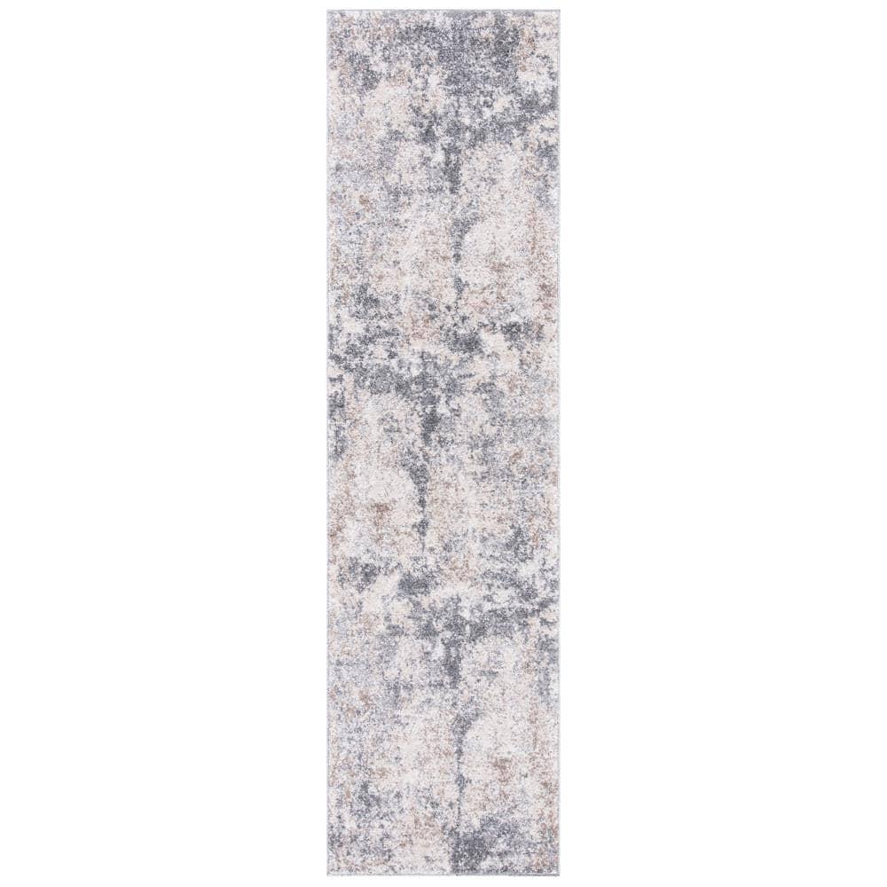 Hassell Abstract Light Gray/Gray Area Rug