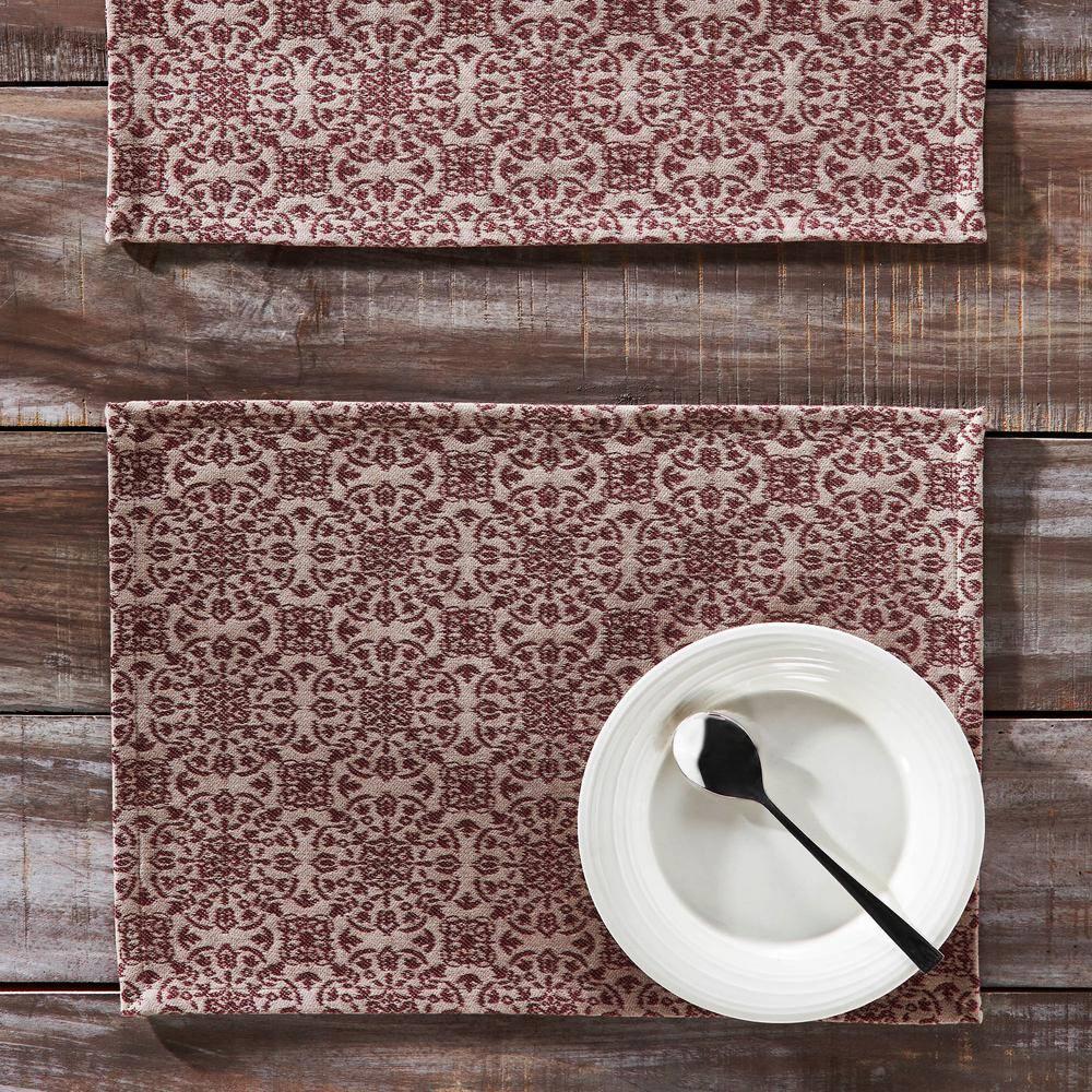 VHC Brands Custom House Geometric Rectangle Placemat (Set of 2)