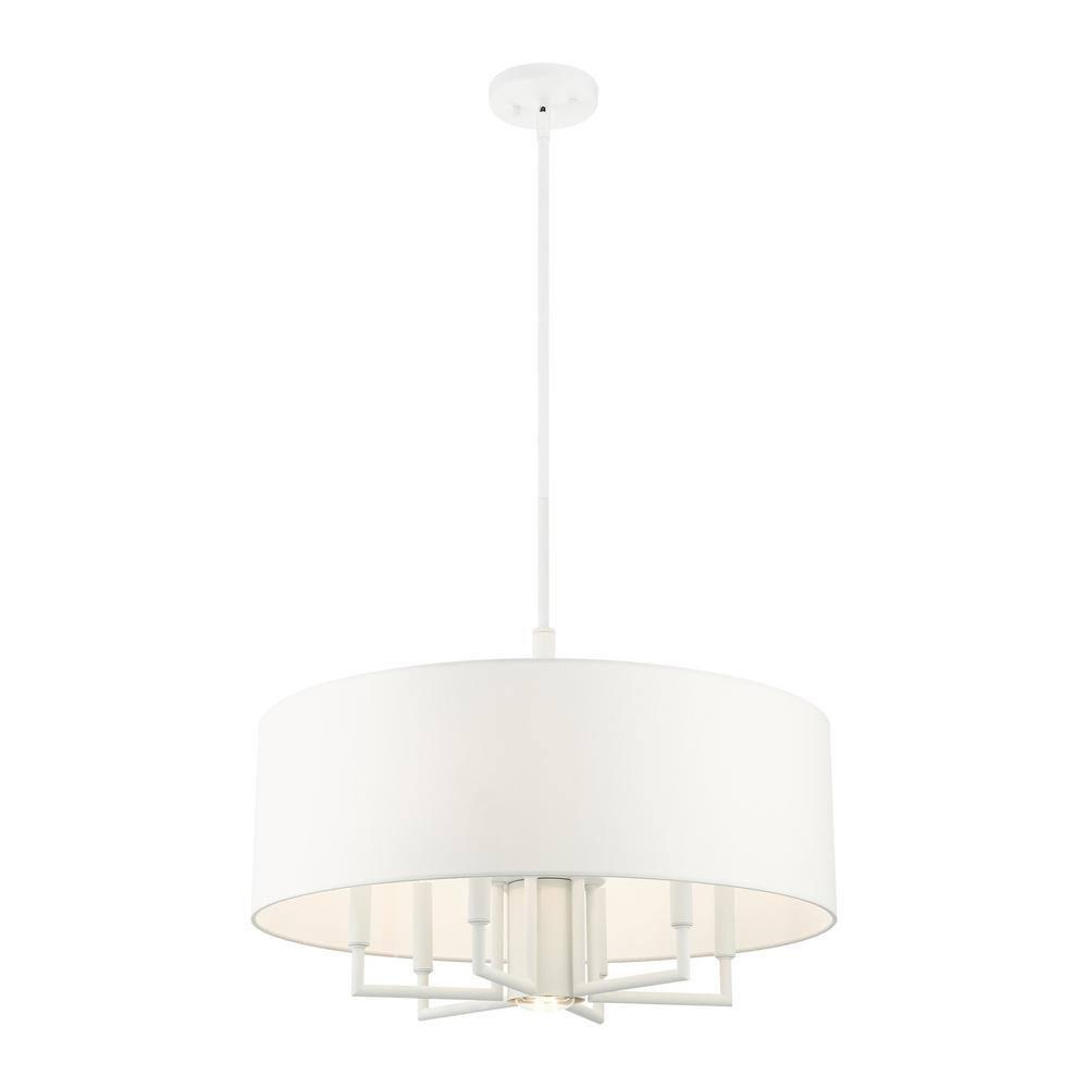Moonlighter 7 Light Metal Dimmable Drum Chandelier