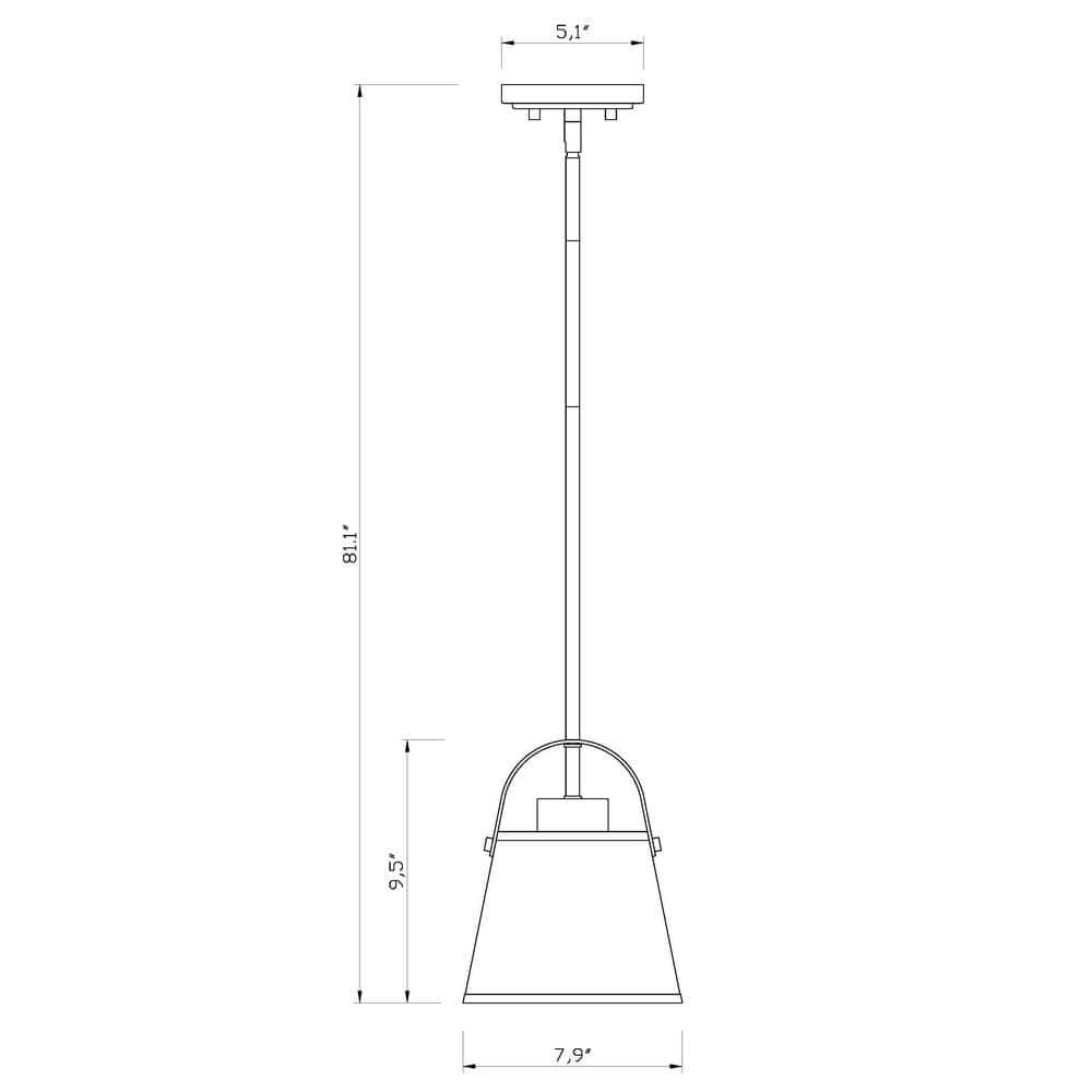 Z-Lite Z-Studio 1 - Light Pendant in  Heritage Brass