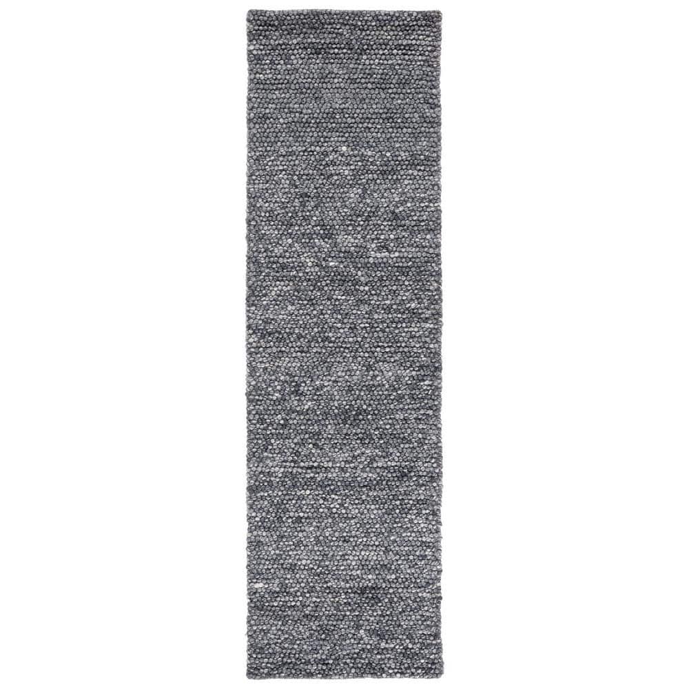 Natura NAT620 Hand Woven Runner Rug - Dark Grey - 2'3"x8' - Safavieh.