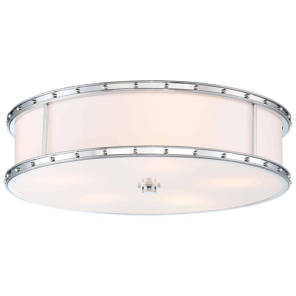 Minka Lavery Minka Lavery With Etched Opal Led Flush Mount Light