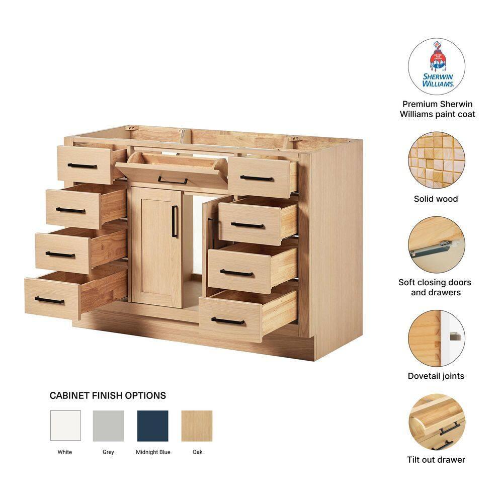ARIEL Hepburn 48 Bathroom Vanity Base Only