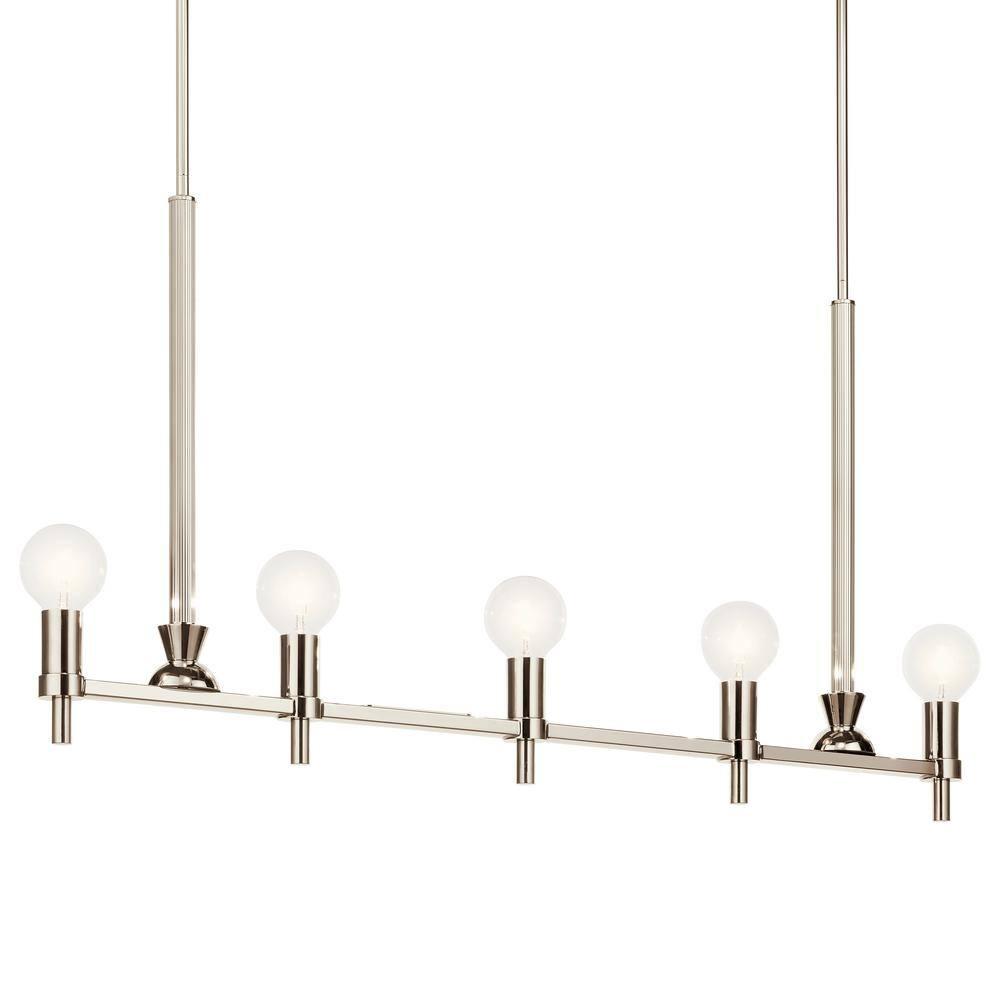 Kichler Lighting Torvee 5 - Light Chandelier in  Nickel Textured