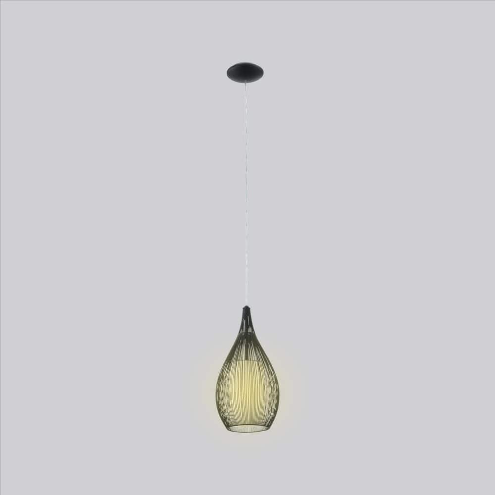 Lotus Single Light Steel Dimmable Pendant
