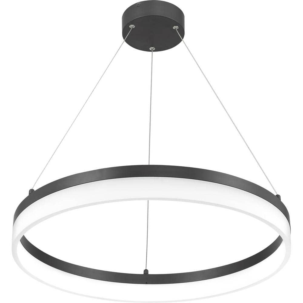 Danica Single Light Metal Dimmable LED Chandelier