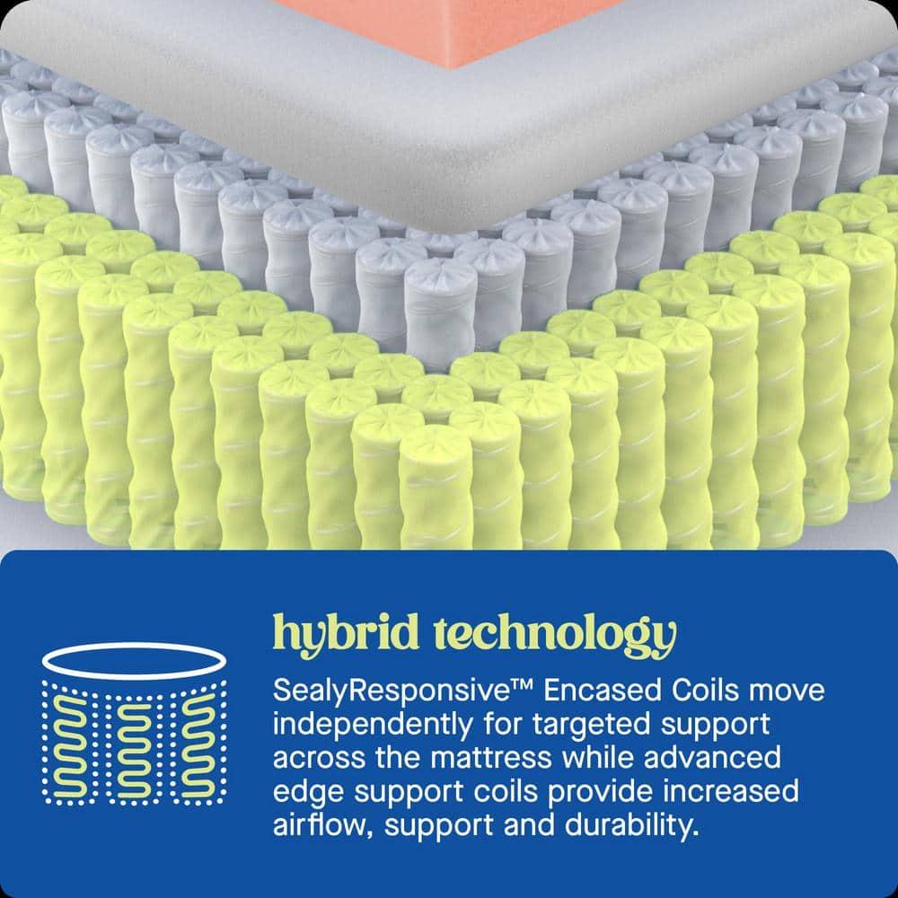 Sealy Sealy Dreamlife 14” Plush Hybrid Mattress-in-a-Box