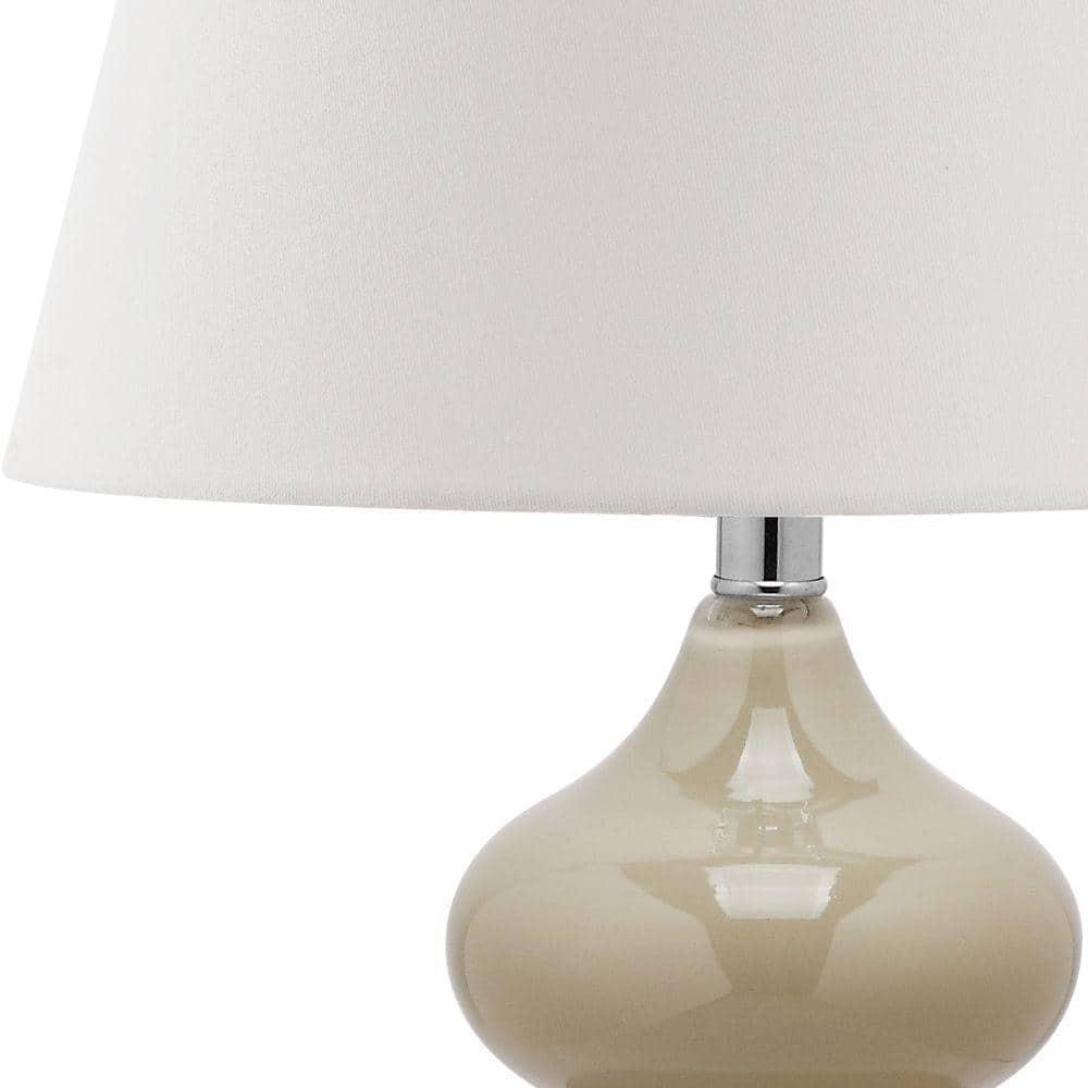 Eva Double Gourd Table Lamp (Set of 2) - 24 Inch Height - LIT4086 - Taupe - Safavieh