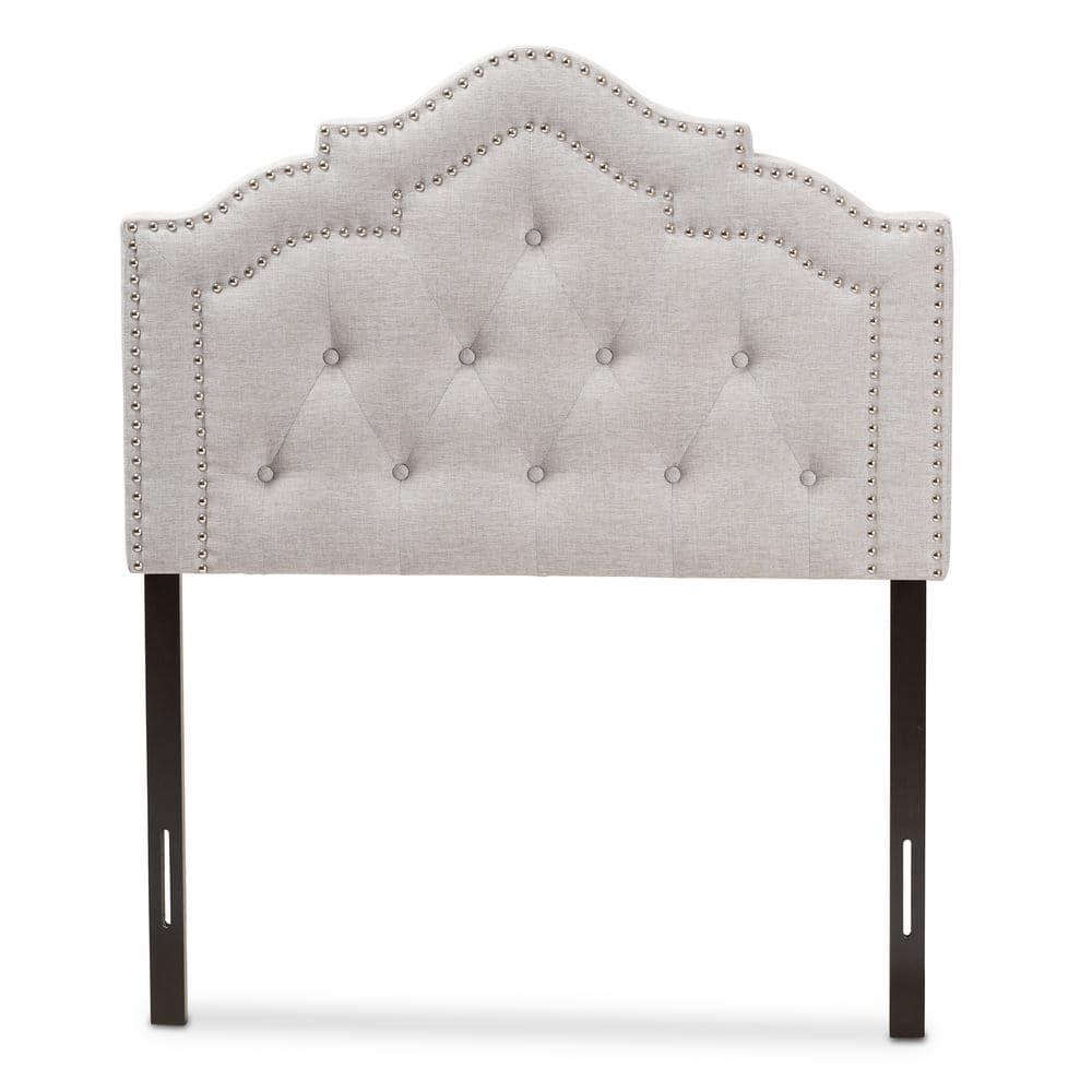 Baxton Studio Edith Modern and Contemporary Greyish Beige Fabric Twin Size Headboard,Wholesale Interiors