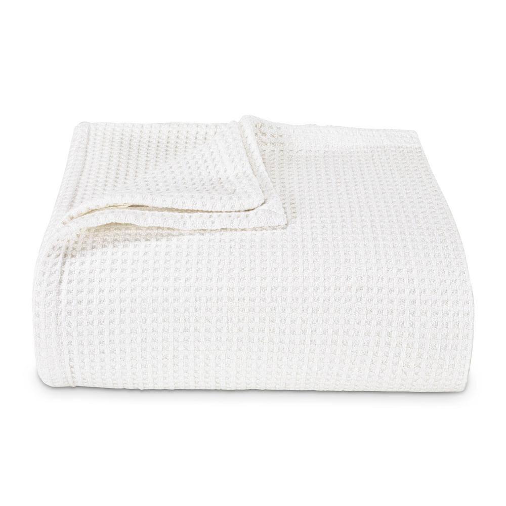 Vera Wang Vera Wang Waffleweave Cotton Blanket