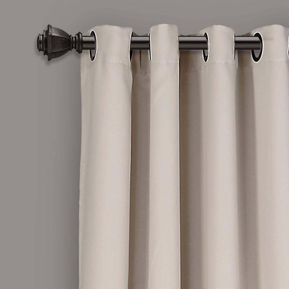 Lush Decor Insulated Polyester Blackout Curtain Pair (Set of 2)