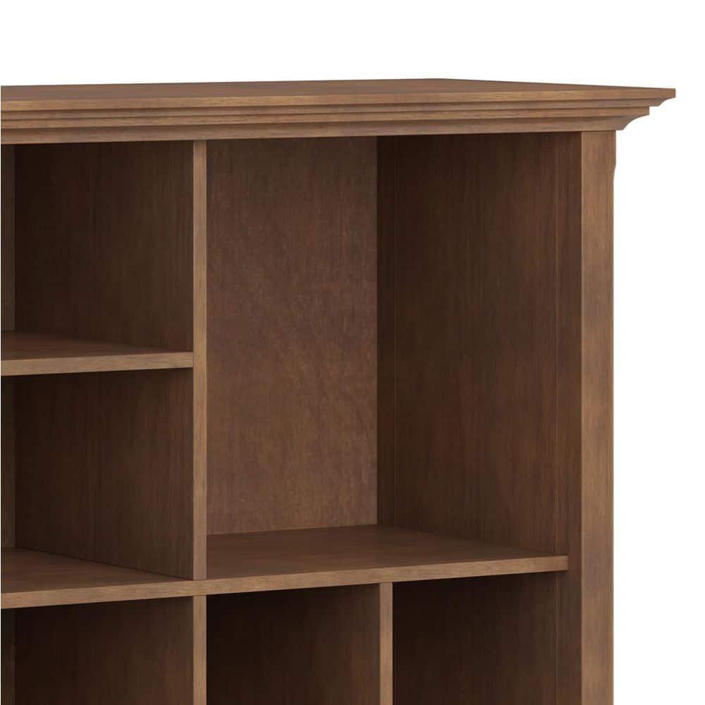 Simpli Home Multi Cube Bookcase And Storage Unit In Rustic Natural Aged Brown