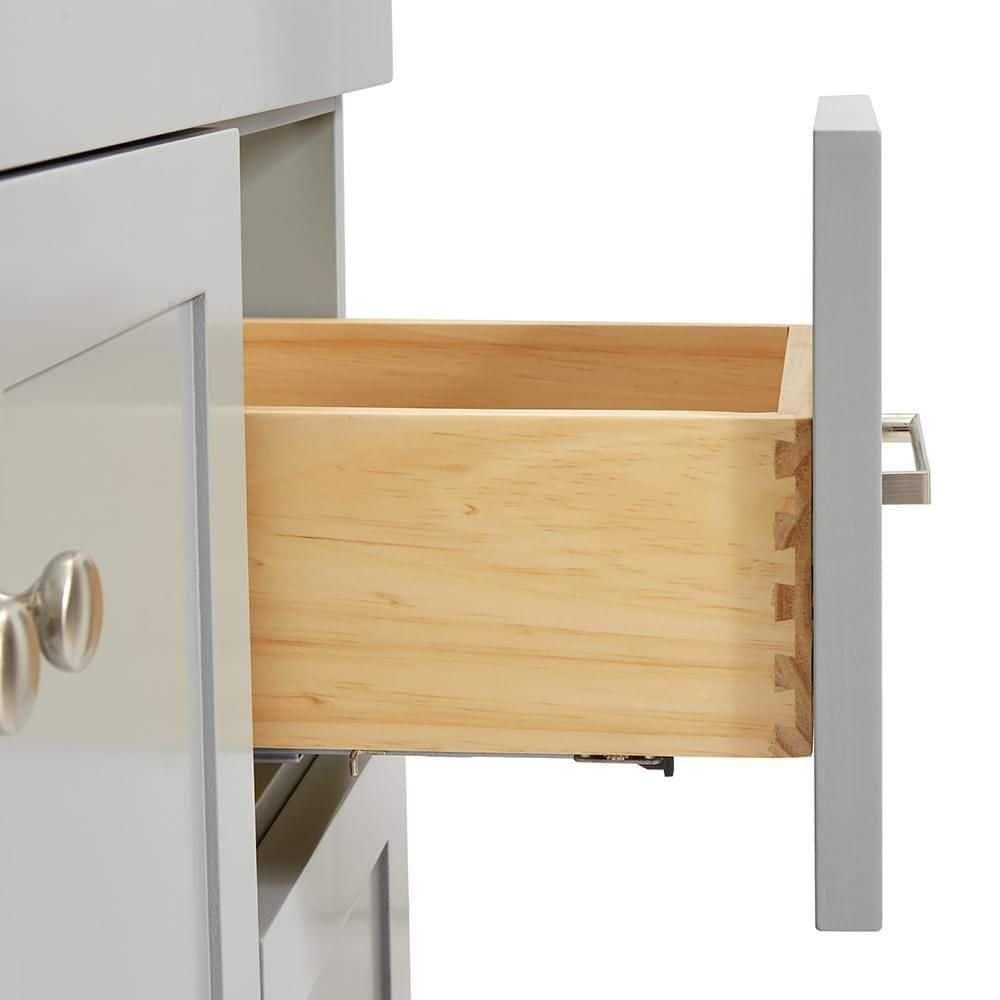 Ariel F036s-L-Bc Hamlet 36" Single Free Standing Vanity Cabinet Only - Grey