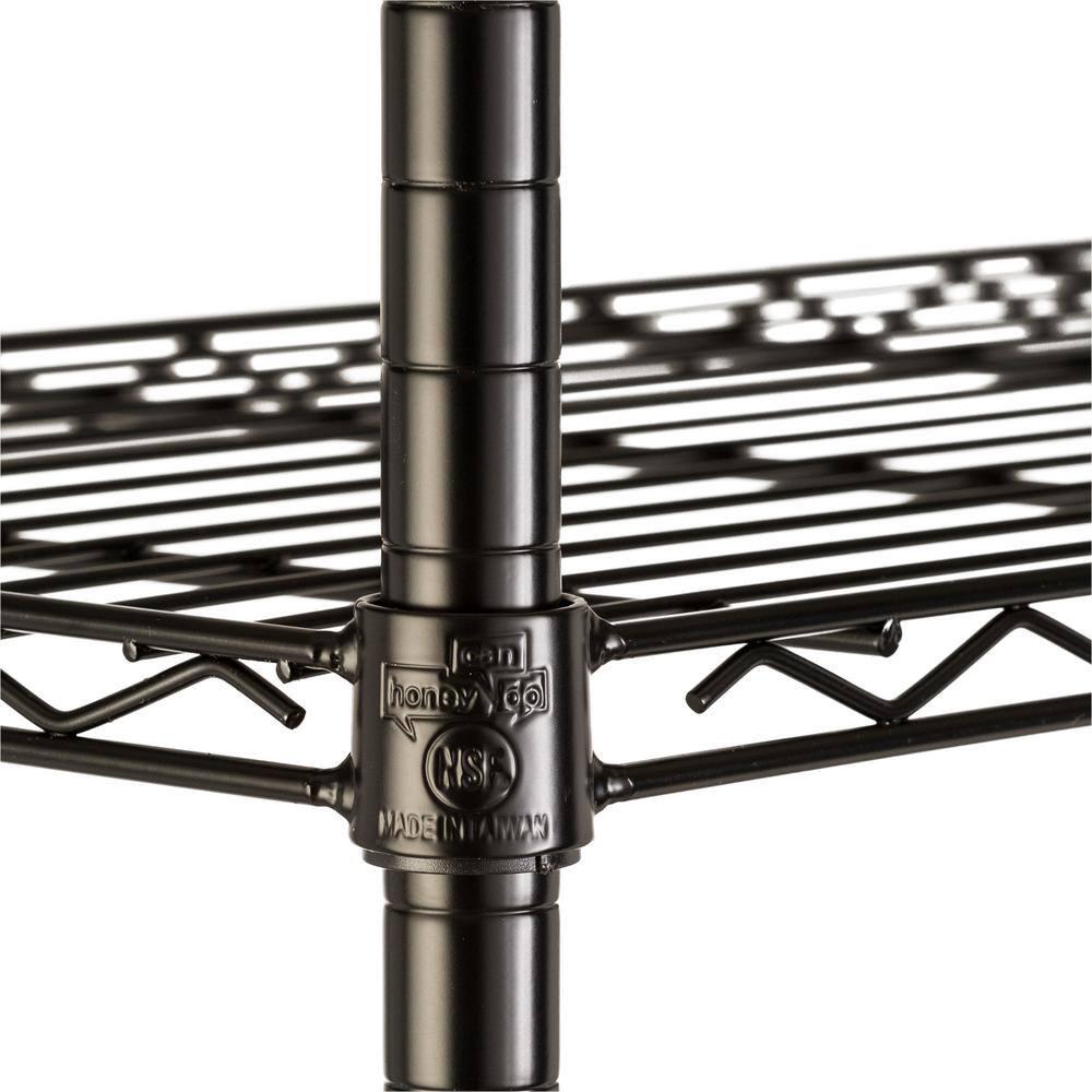 Honey Can Do 5-Tier Metal Height-Adjustable Shelving Unit (36" W X 72" H x 16" D)