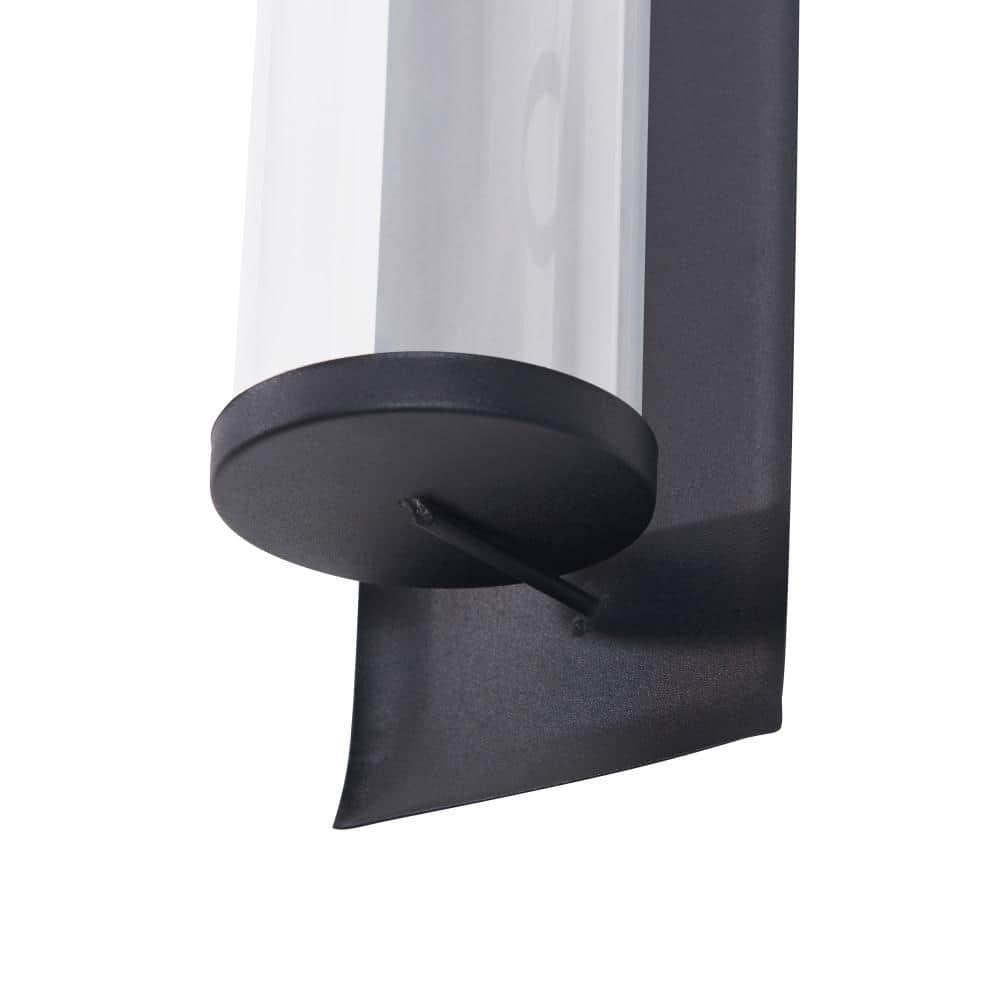 Metal and Glass Wall Sconce Candle Holder Set (Set of 2)