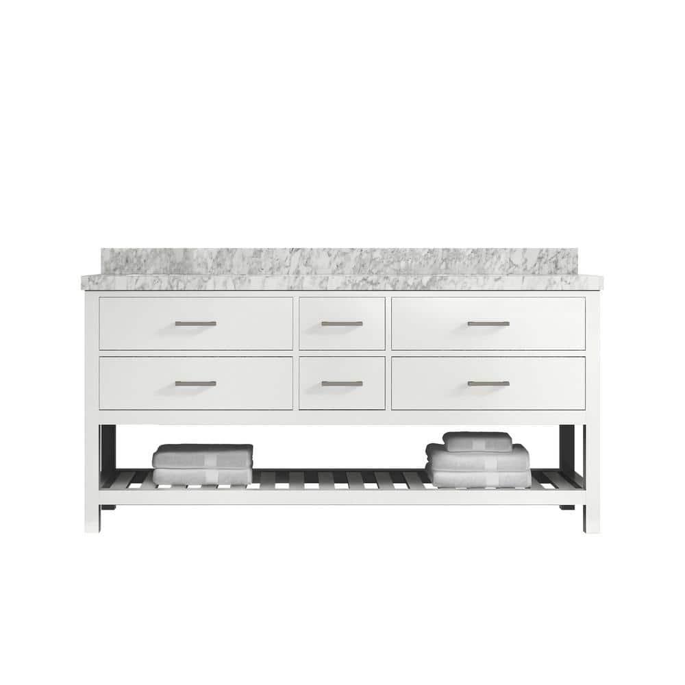 Willow Collections Parker 72'' Double Bathroom Vanity with Top