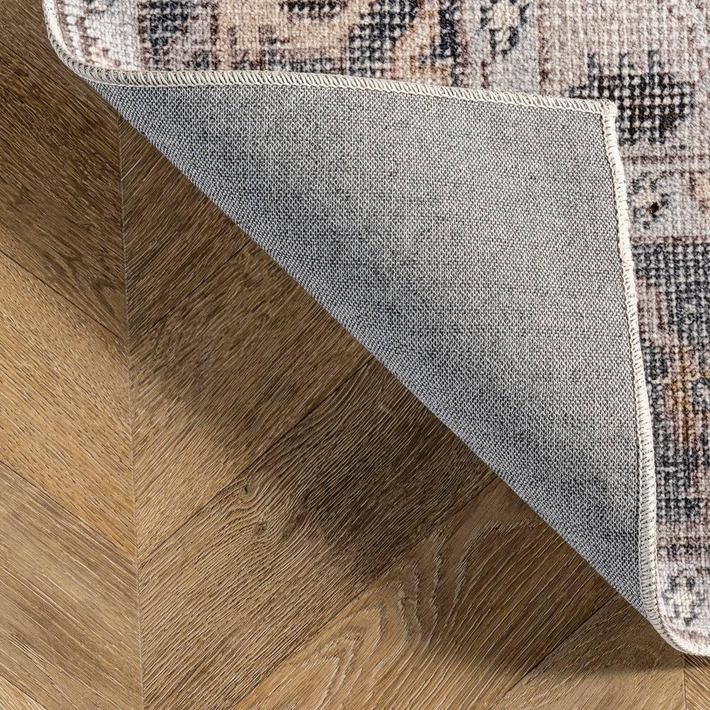 nuLOOM Mali Machine Washable Traditional Medallion Ultra Thin Accent Rug, 2' x 3', Ivory
