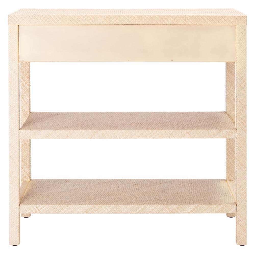 Apis Raffia Console Table - CNS6603A - Beige - Safavieh