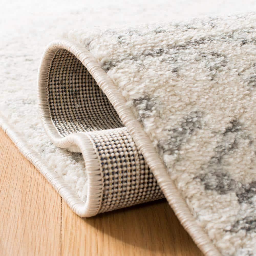 Tulum TUL272 Power Loomed Area Rug - Ivory/Grey - 8'9"x11'9" - Safavieh.