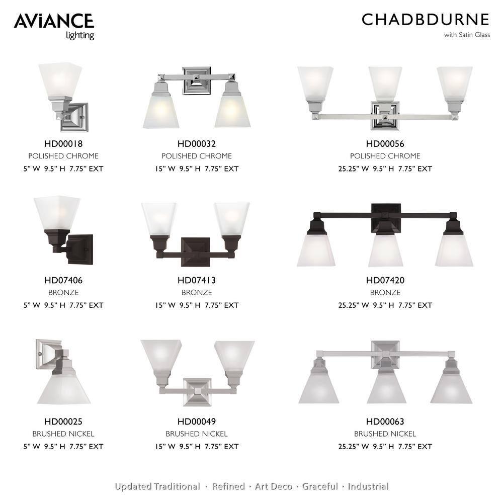 Livex Lighting Mission 3 - Light Vanity in  Polished Chrome