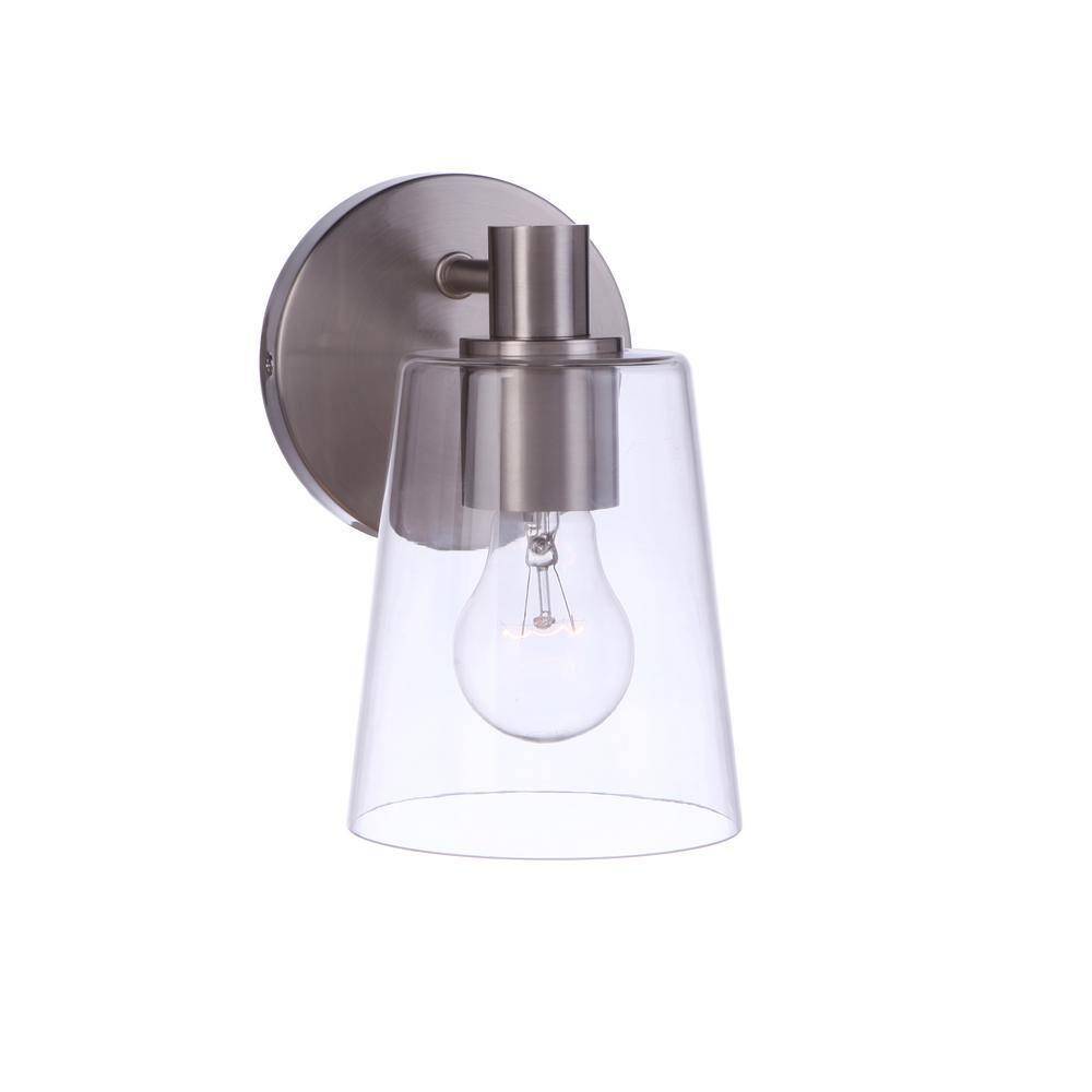 Craftmade Lighting Emilio 1 - Light Wall Light in  Brushed Polished Nickel