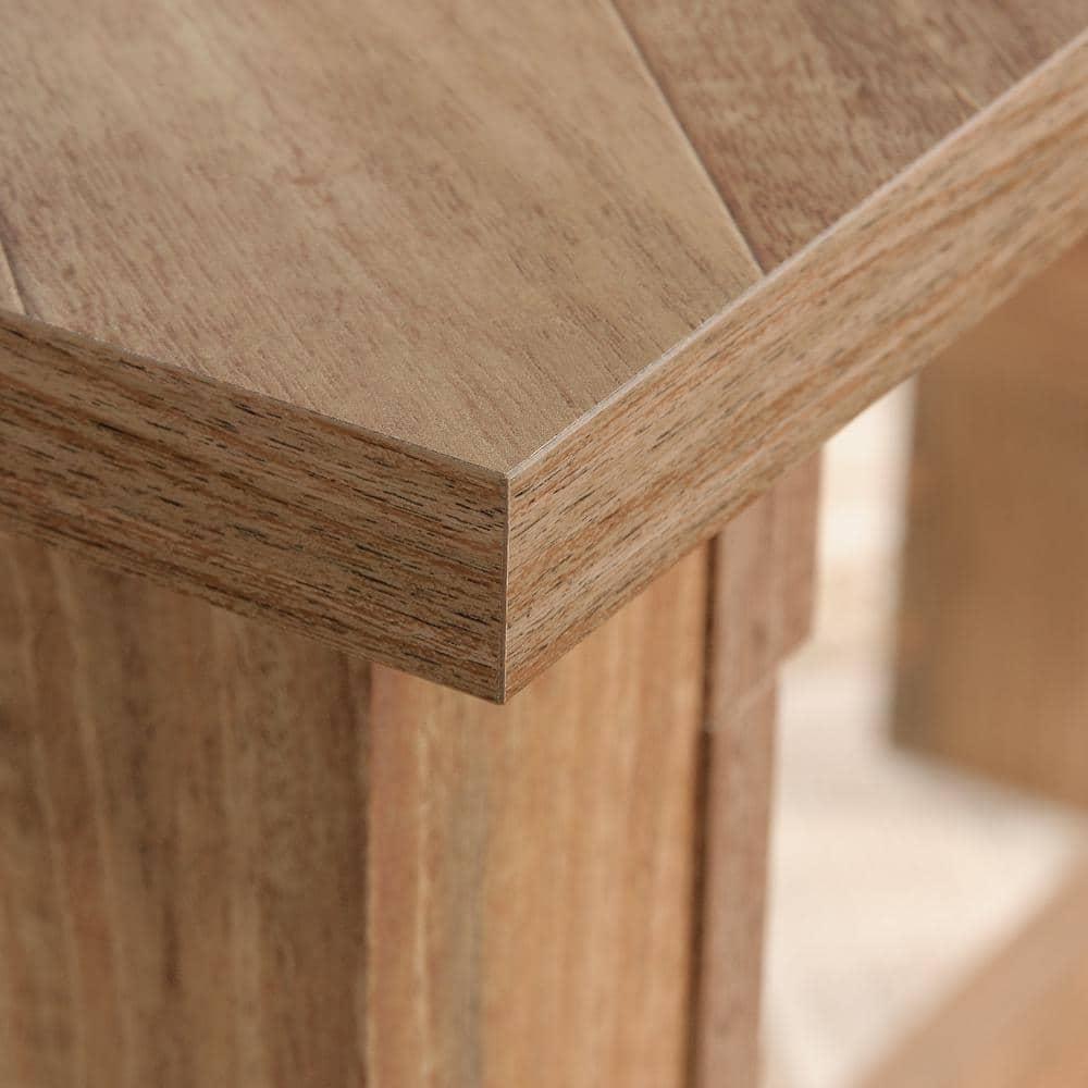 Sauder Boone Mountain Counter-Height Kitchen Dinette Table, Sindoori Mango Finish