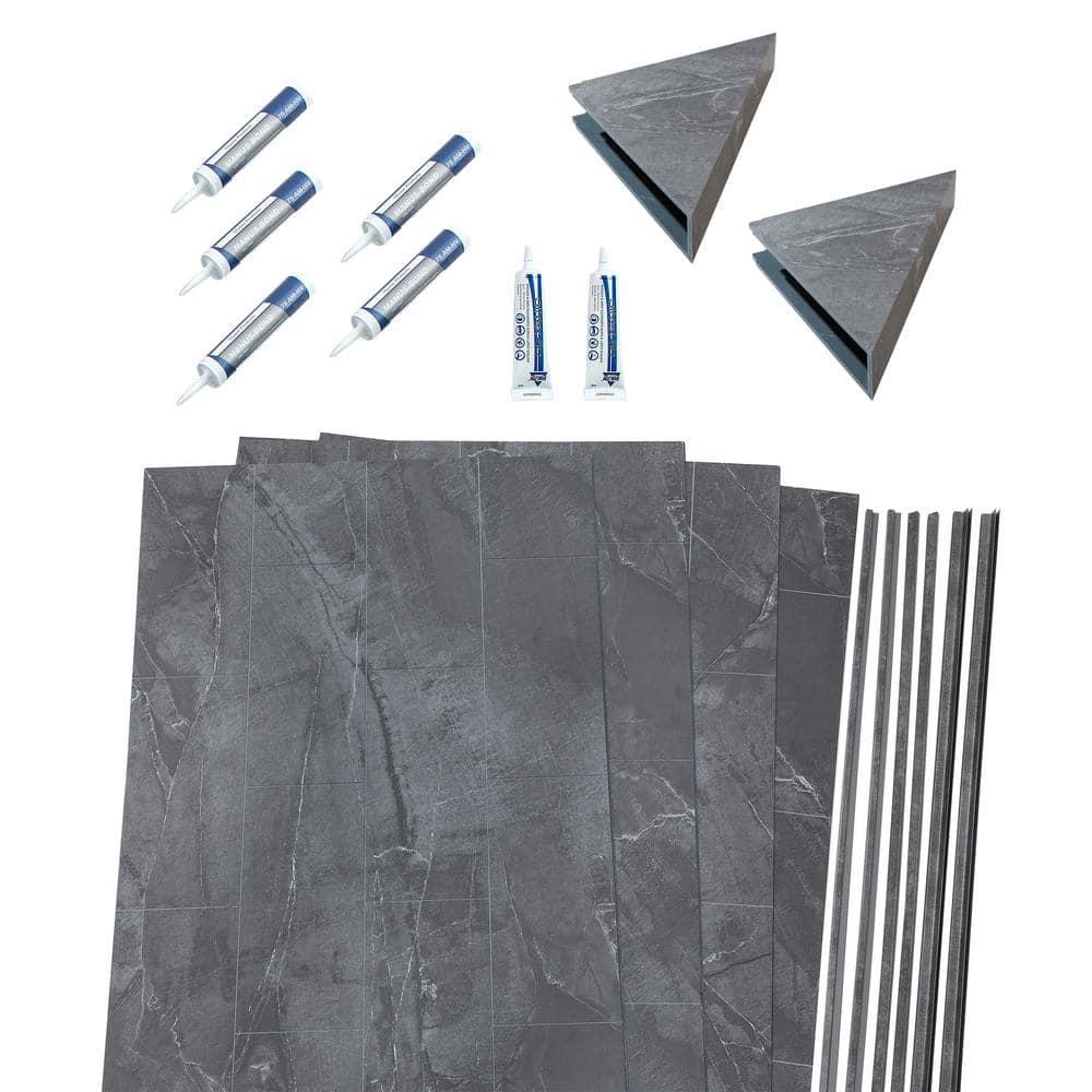 Palisade Palisade 30In X 60In X 78In Vinyl Shower Surround