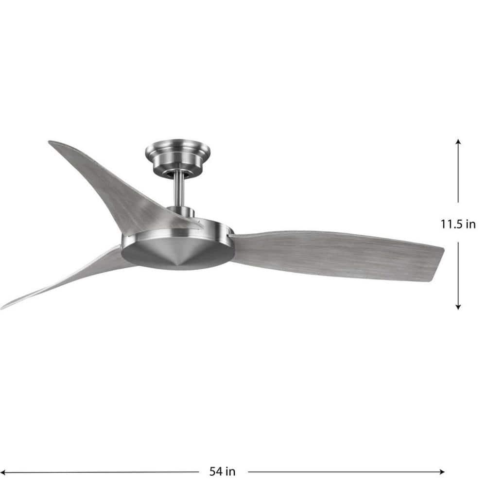 Progress Lighting Spicer 54 Spicer 54" Indoor Ceiling Fan - Nickel