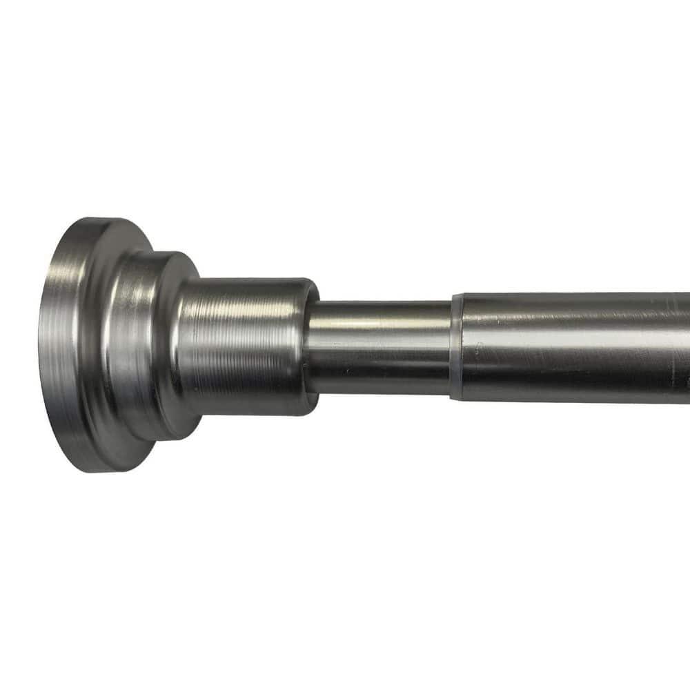 Design House Classic Adjustable Straight Tension Shower Curtain Rod for Bathroom