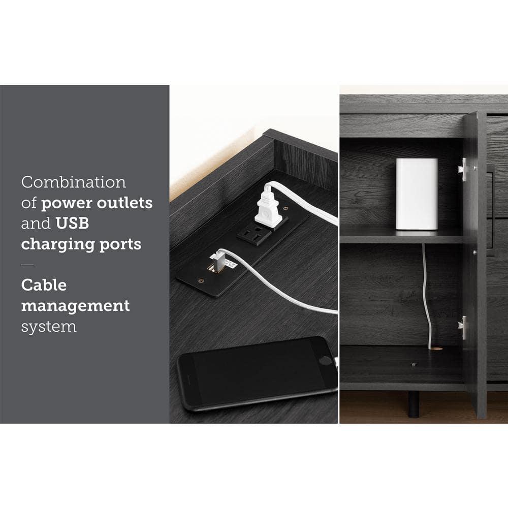 Peake 47.5'' Wide 2 - Drawer Filing Credenza with Cable Management