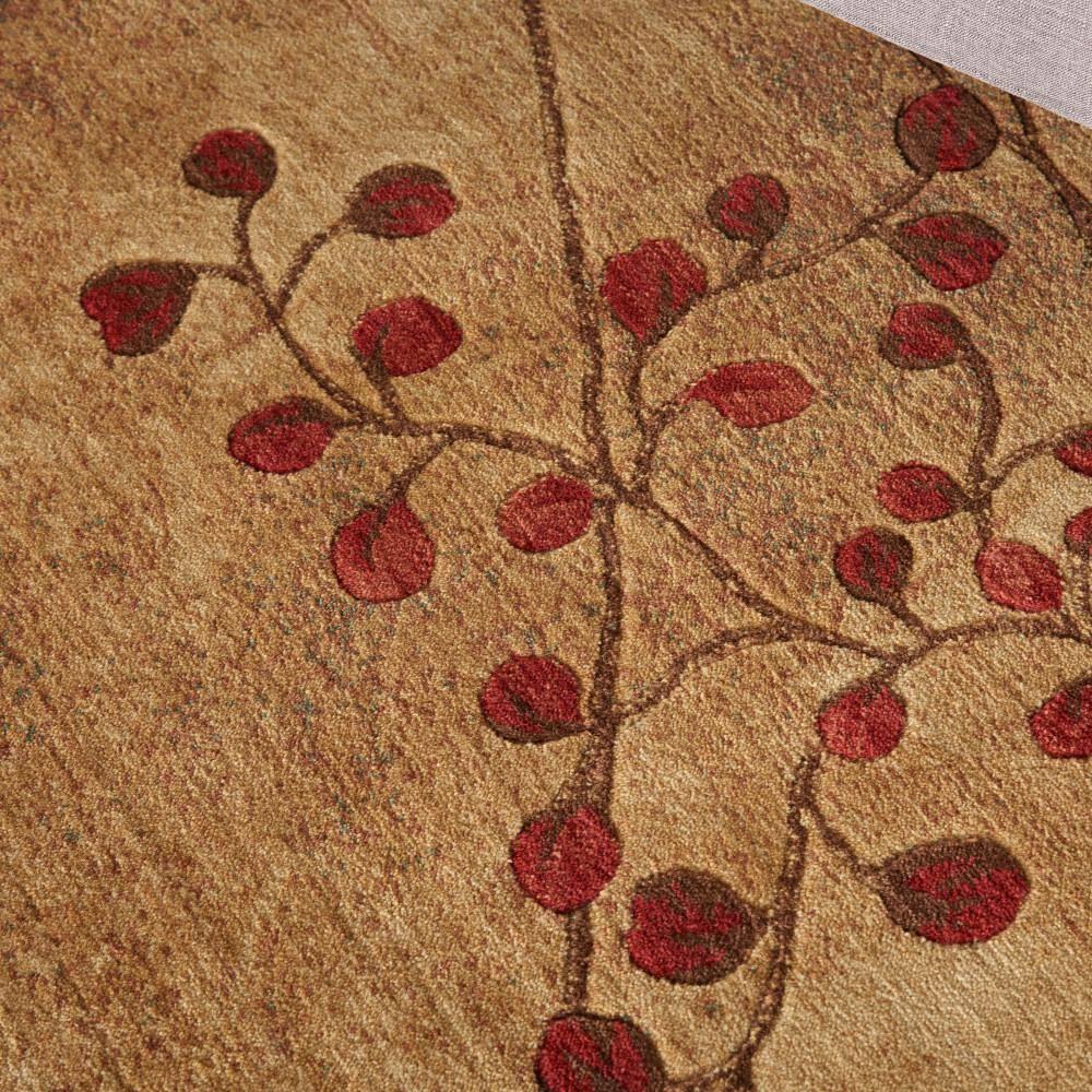Nourison Somerset Nature Latte 5'6" x ROUND Area Rug, (6 Round)