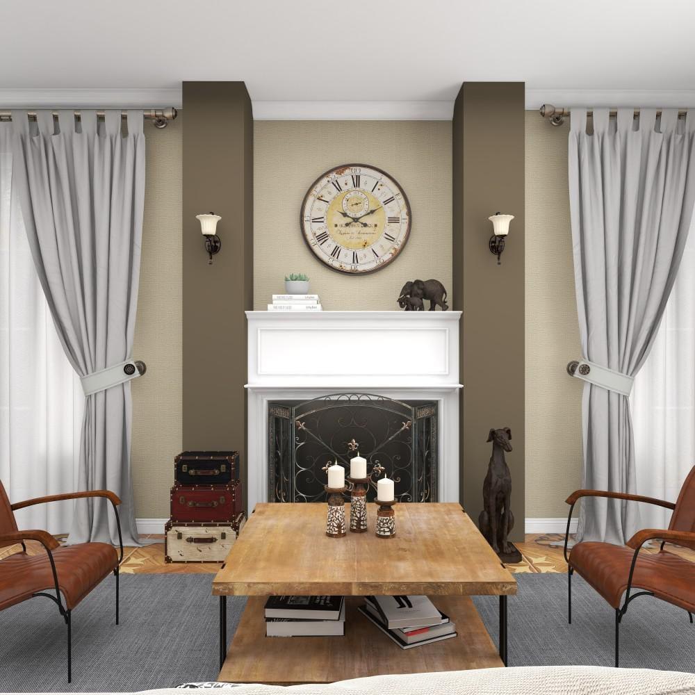 DecMode 3 Candle Brown Mango Wood Handmade Candle Holder, Set of 3