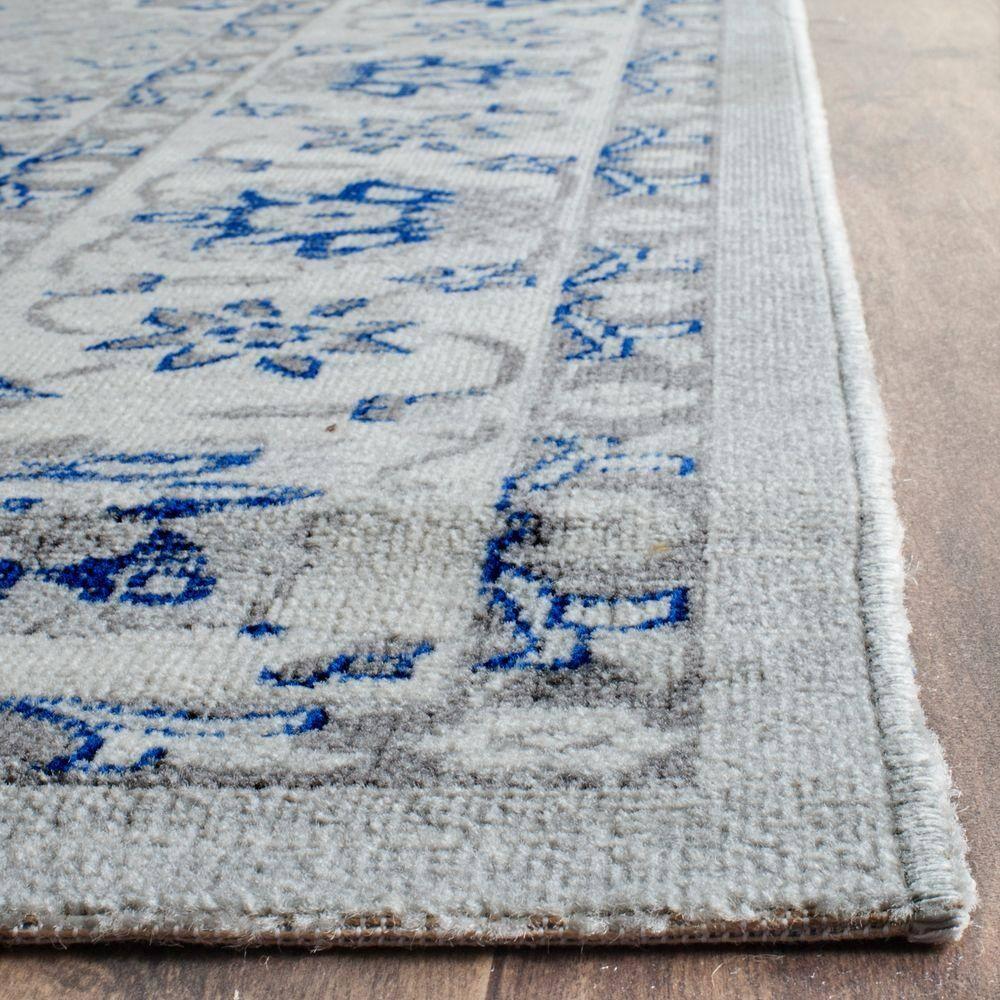 SAFAVIEH Artisan Cheshunt Oriental Area Rug, Silver/Ivory, 3' x 5'