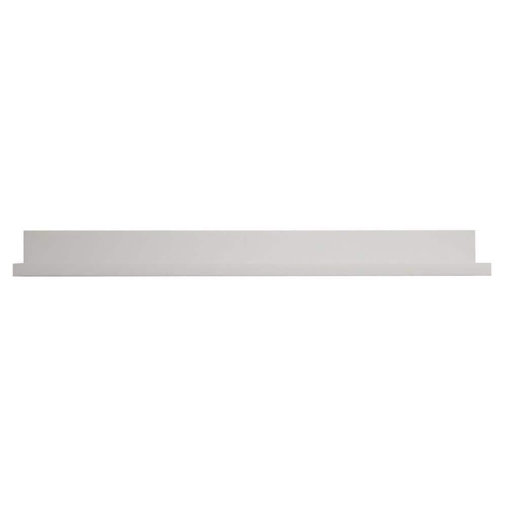 35.4" Picture Ledge Shelf for Kids' Room Gray - InPlace: Decorative Wall Shelf, MDF, Painted Finish, 17 lb Capacity
