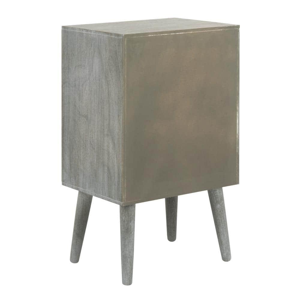 Pomona 3 Drawer Accent Table - CHS5700 - Slate Grey - Safavieh